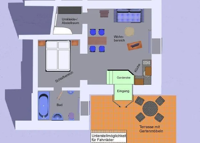 Апартаменты Ferienwohnung-franziska-wuensche-wohnung-2